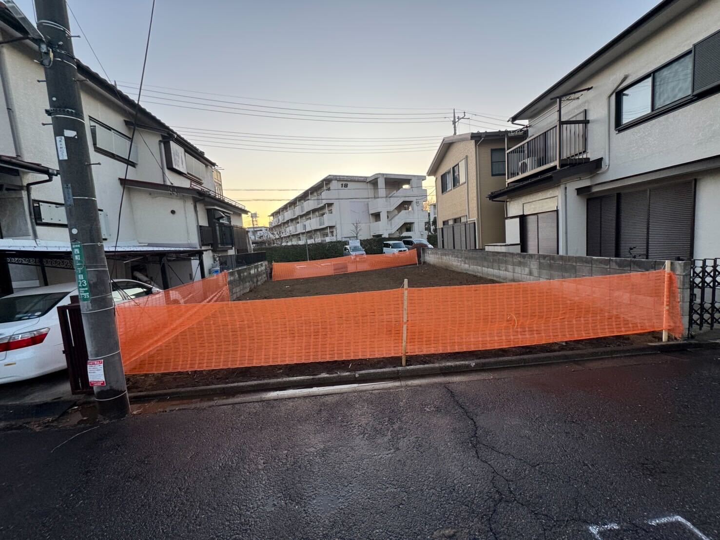 国分寺市西町の解体工事の画像