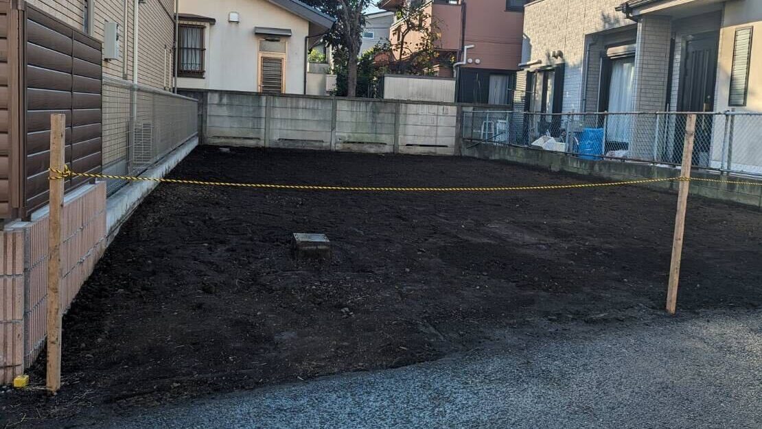 大和市中央林間の解体工事の画像