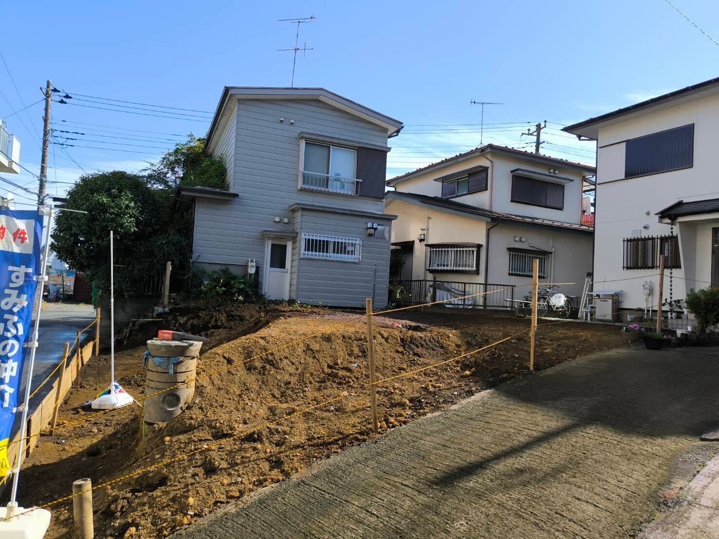 大和市福田の解体工事の画像