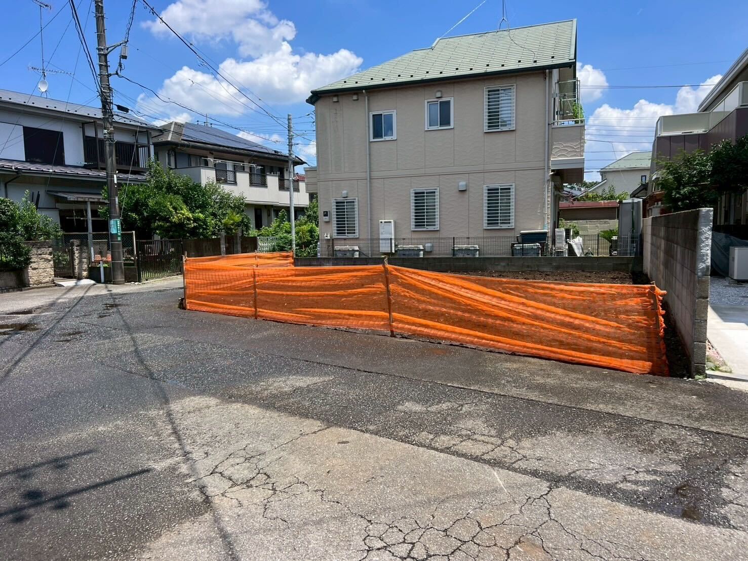 府中市浅間町の解体工事の画像