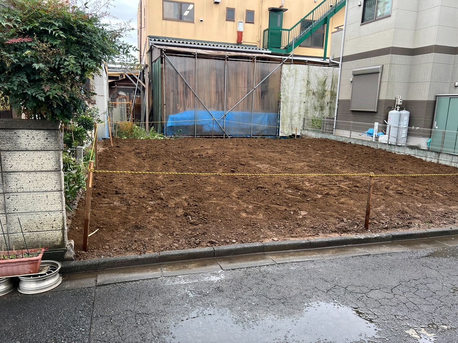志木市上宗岡の解体工事の画像