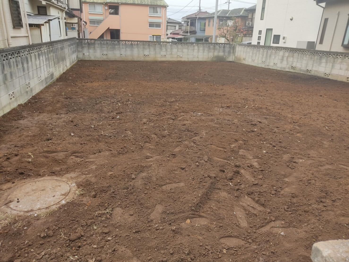 志木市柏町の解体工事の画像