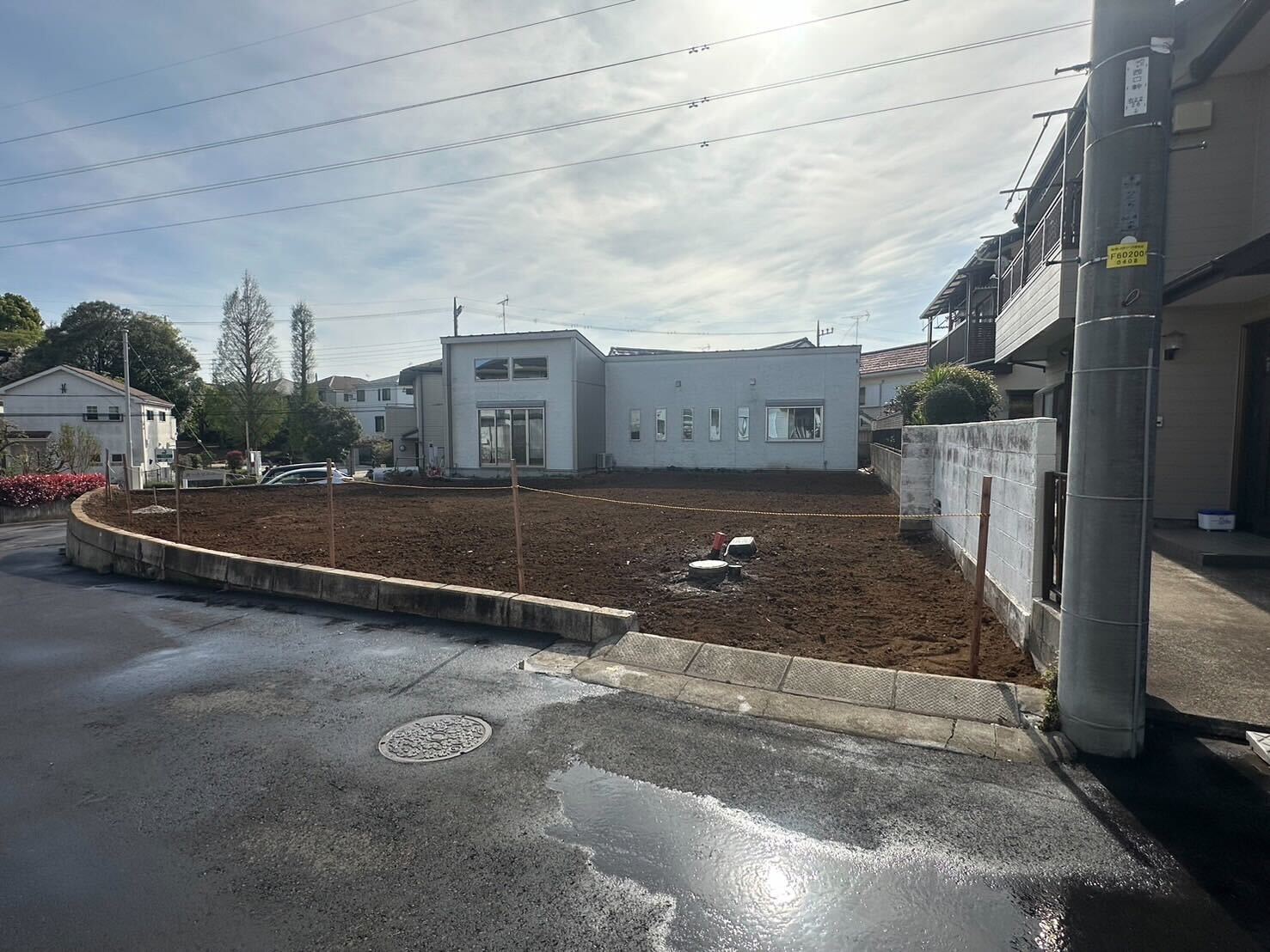 柏市篠籠田の解体工事の画像