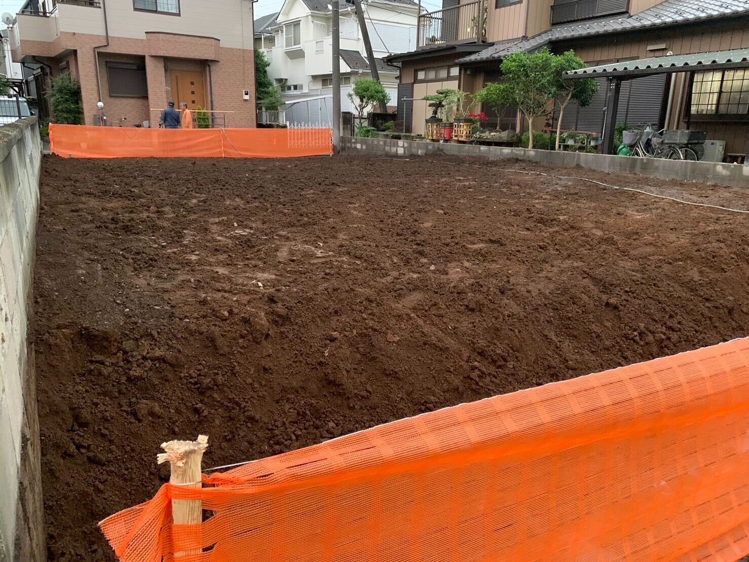 桶川市北の解体工事の画像
