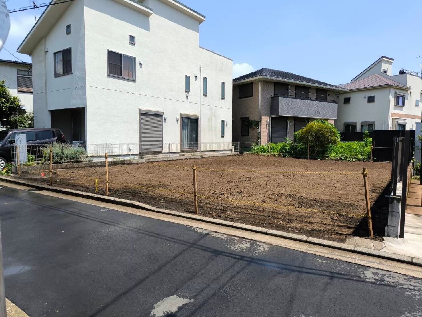 横浜市鶴見区東寺尾東台の解体工事の画像