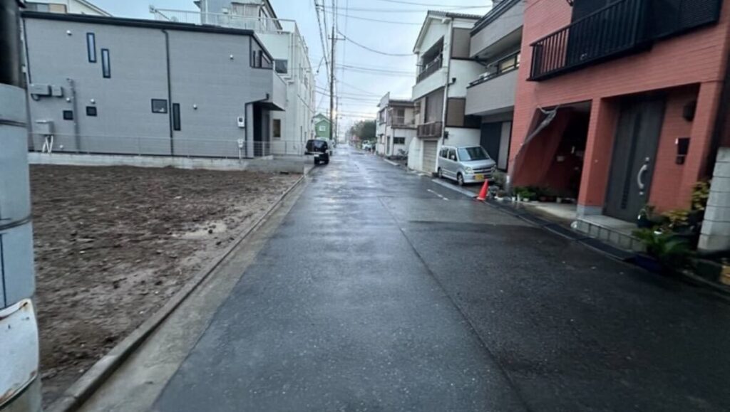 江戸川区大杉の解体工事