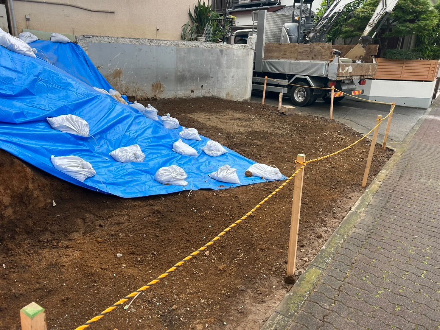 練馬区桜台の解体工事の画像
