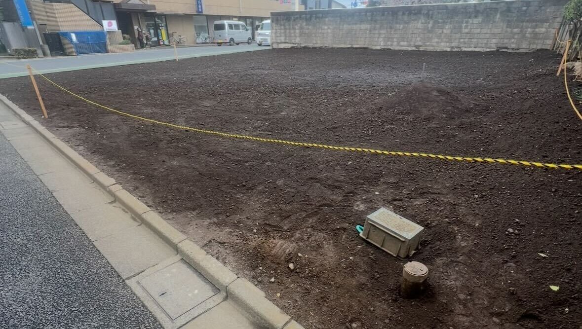 練馬区西大泉の解体工事の画像