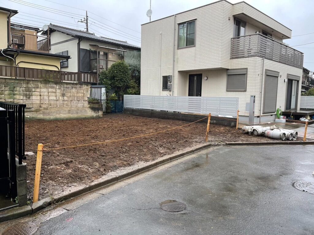 入間郡美芳町藤久保の解体工事