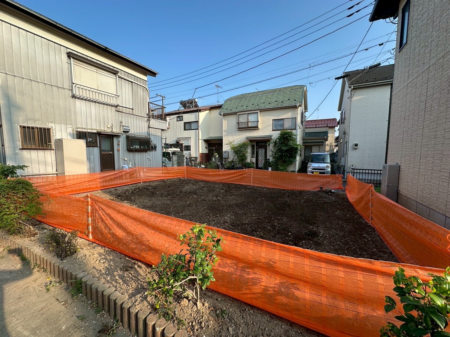草加市西町の解体工事の画像