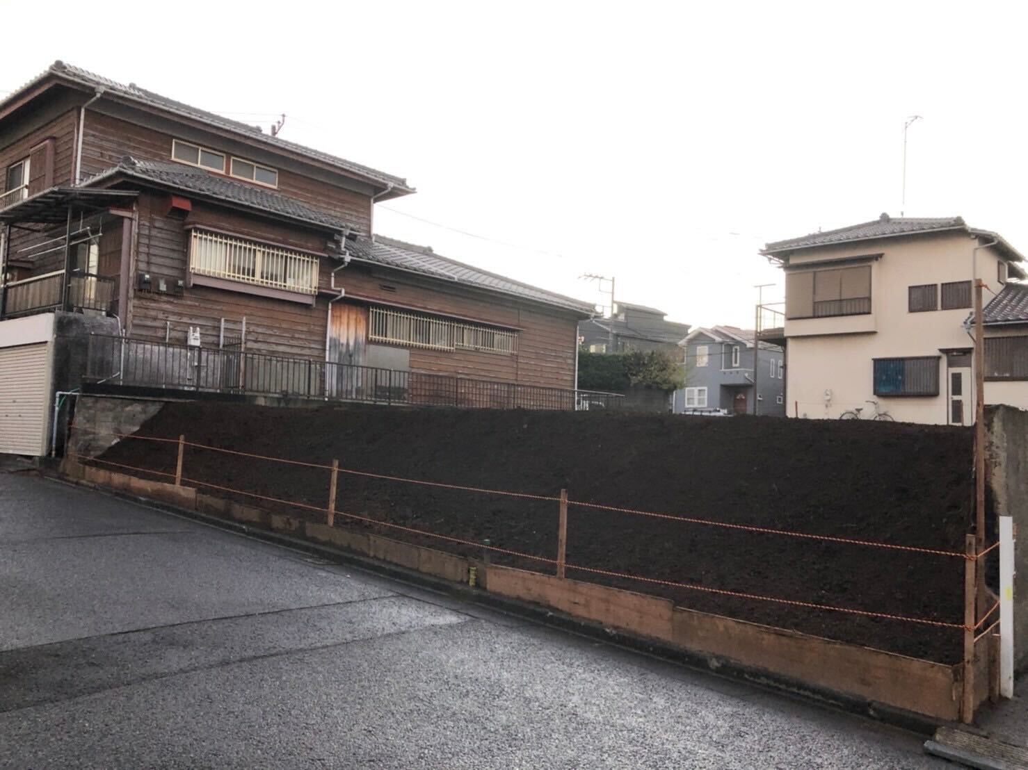 藤沢市大庭の解体工事の画像