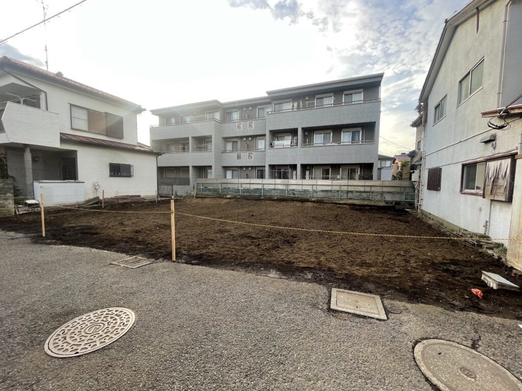 調布市入間町の解体工事