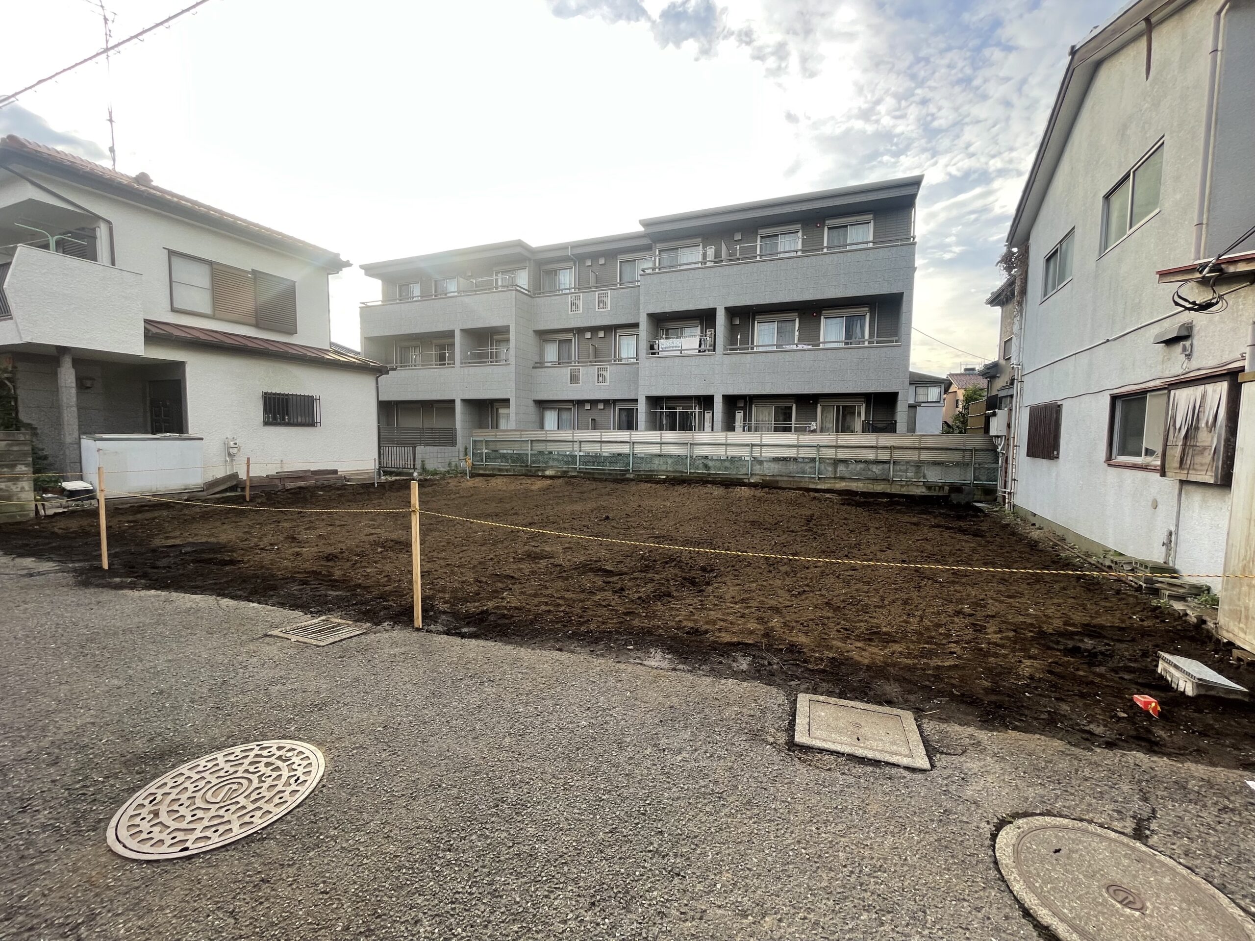 調布市入間町の解体工事の画像