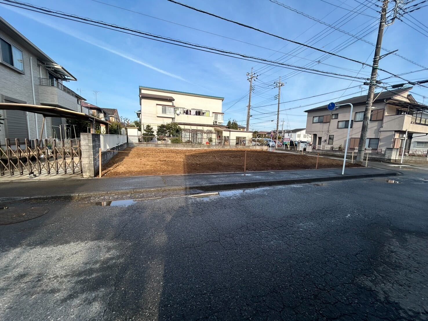 鶴ヶ島市松ヶ丘の解体工事の画像