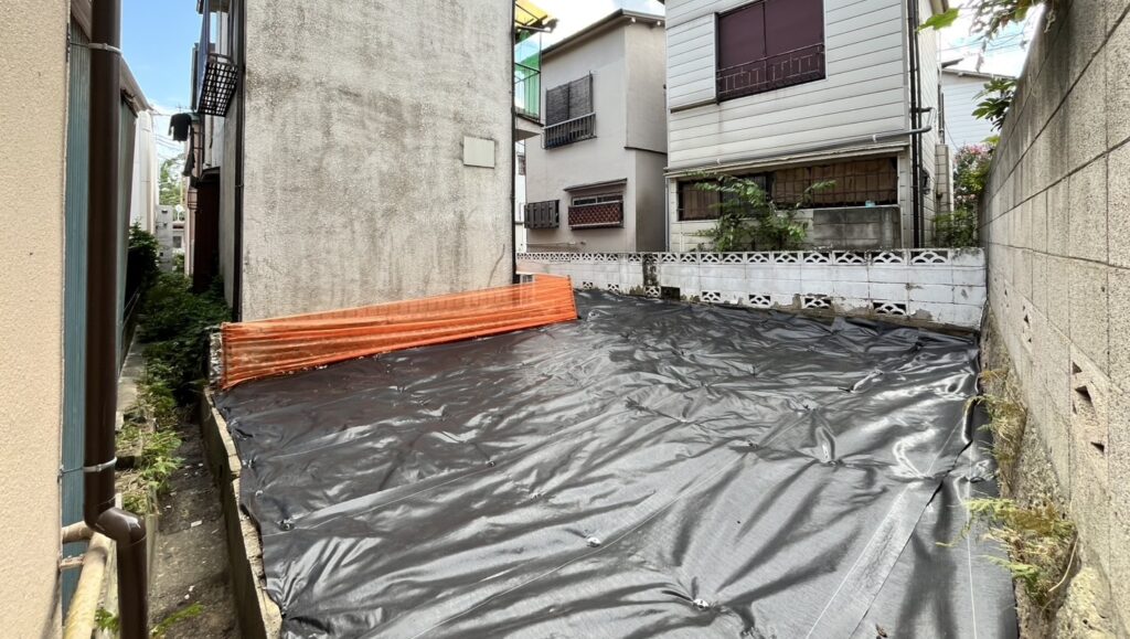 北区赤羽西の解体工事