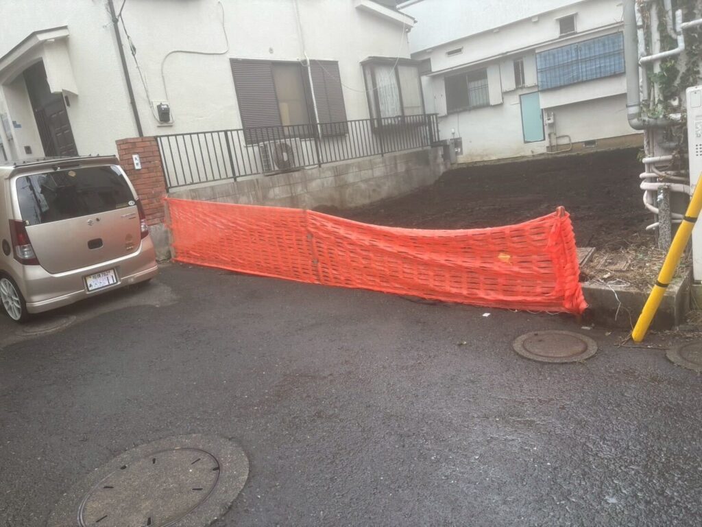 新宿区上落合の解体工事