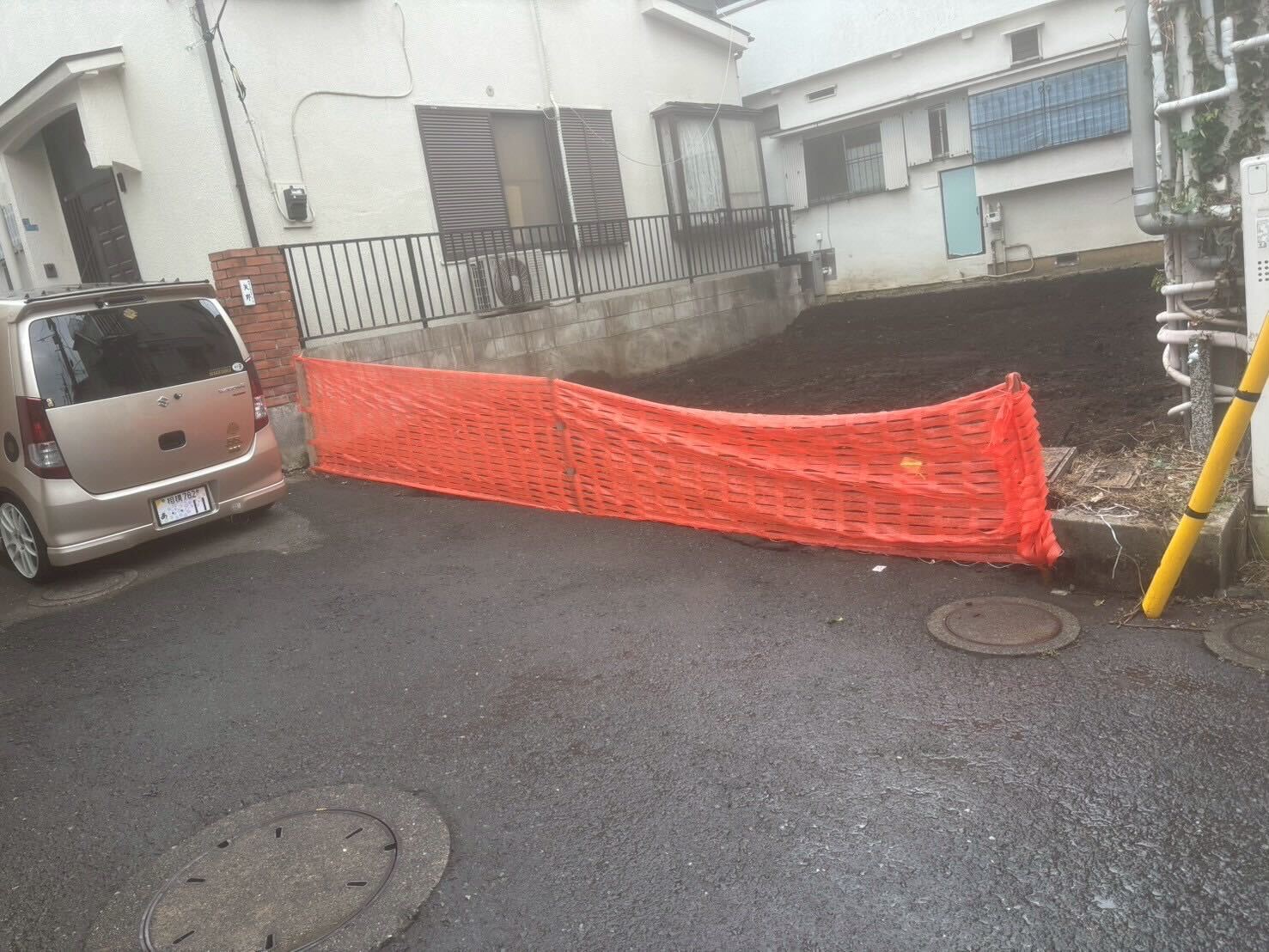 新宿区上落合の解体工事の画像