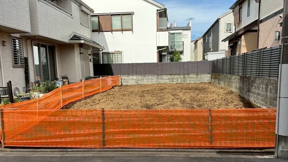 新宿区西落合の解体工事の画像