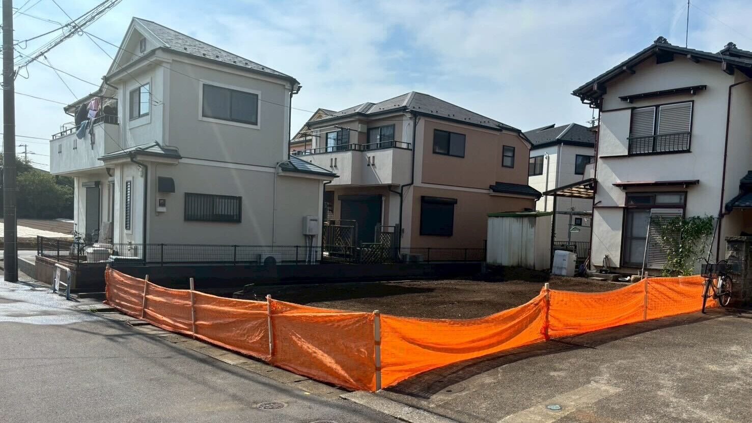 柏市豊平町の解体工事の画像