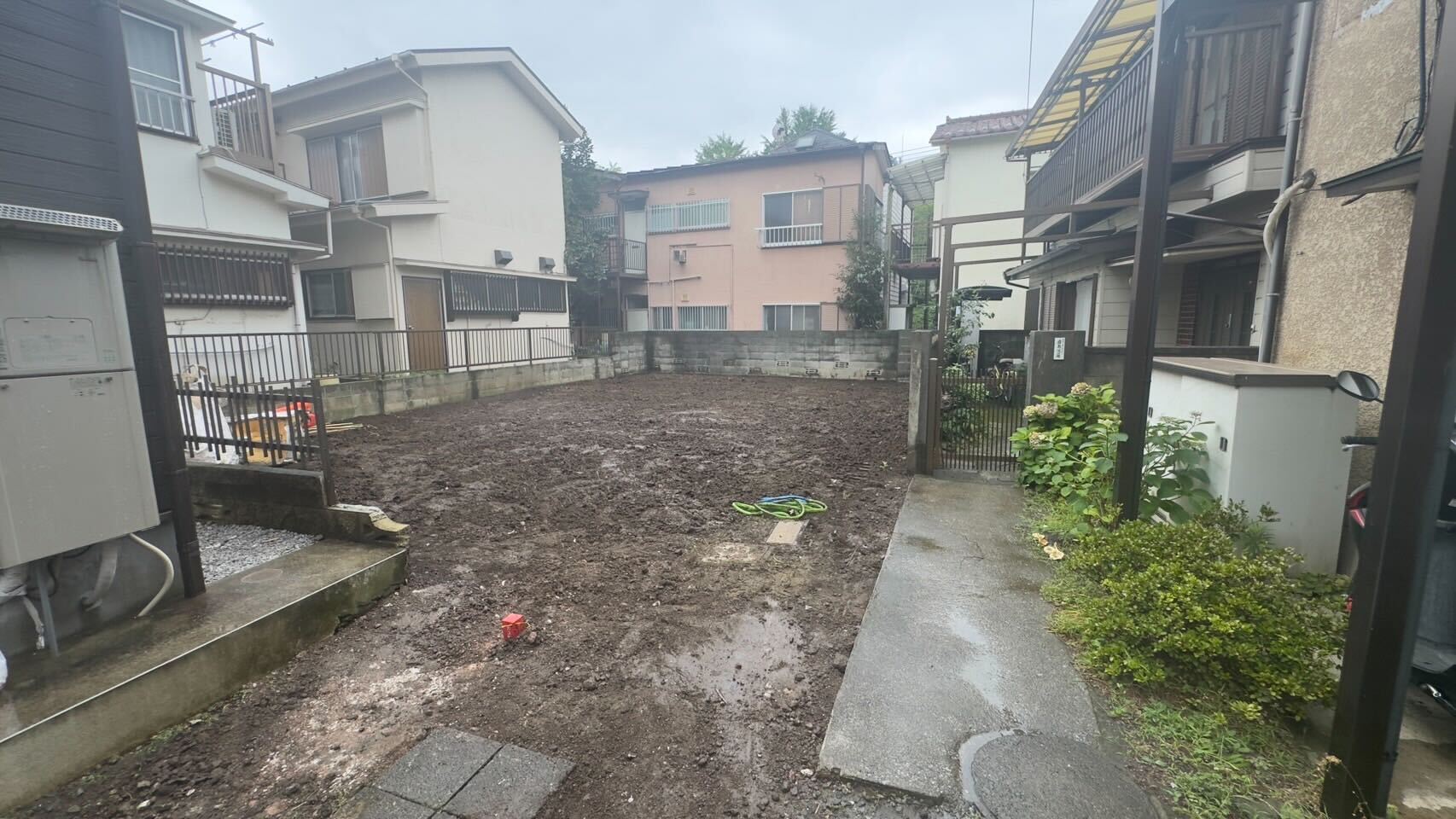 横浜市神奈川区神之木町の解体工事の画像