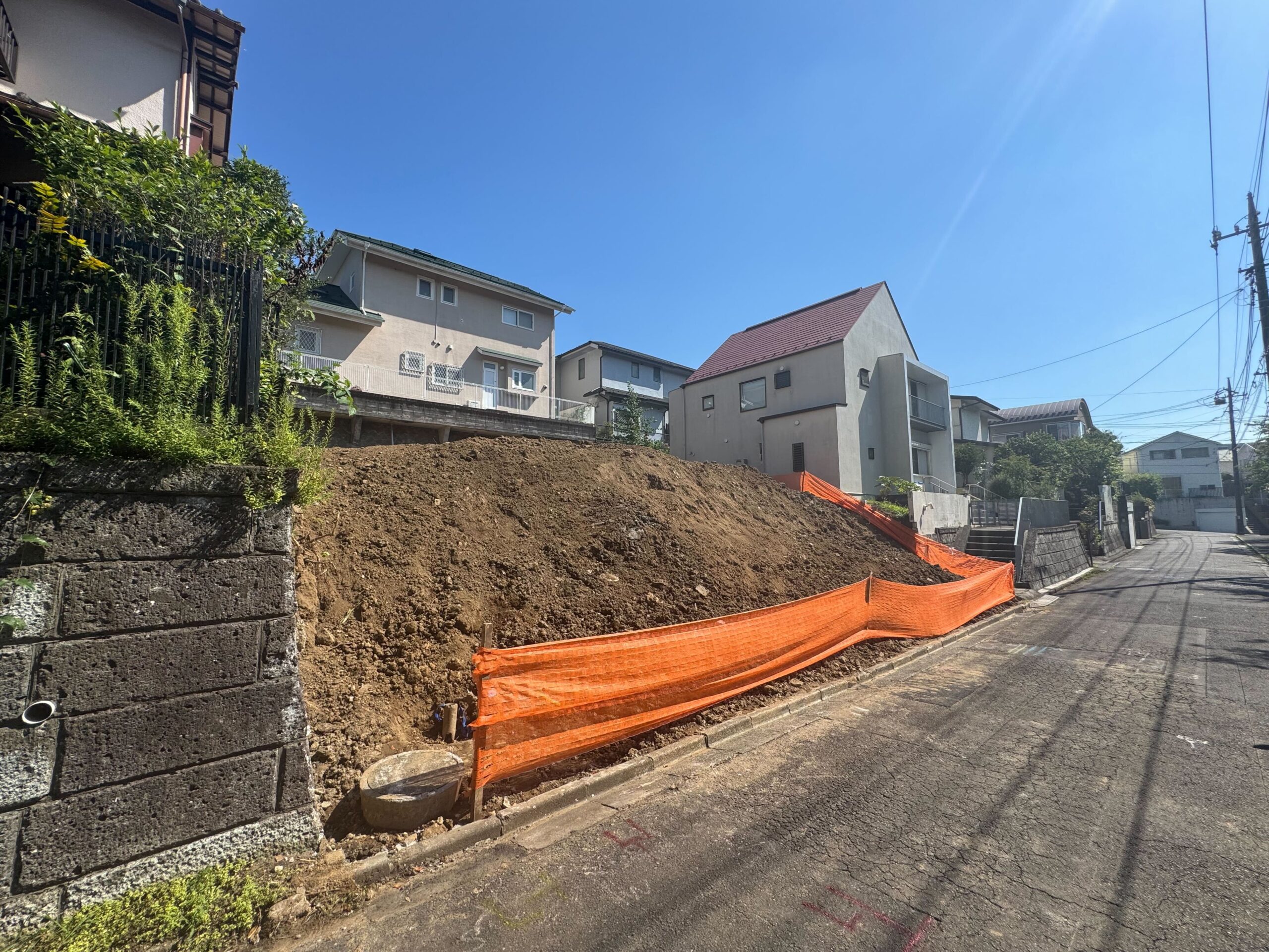 横浜市青葉区奈良町の解体工事の画像