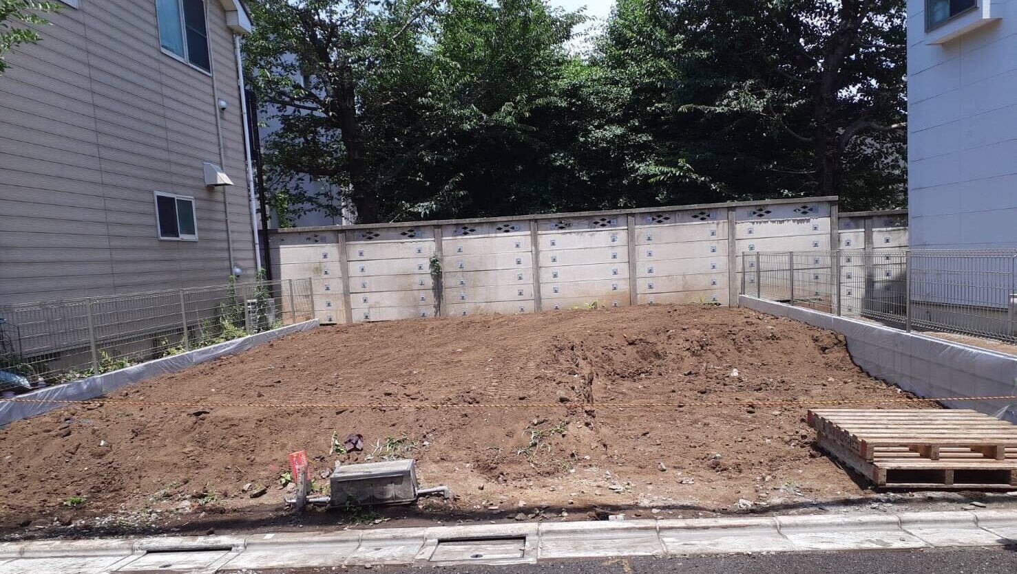練馬区関町南の解体工事の画像