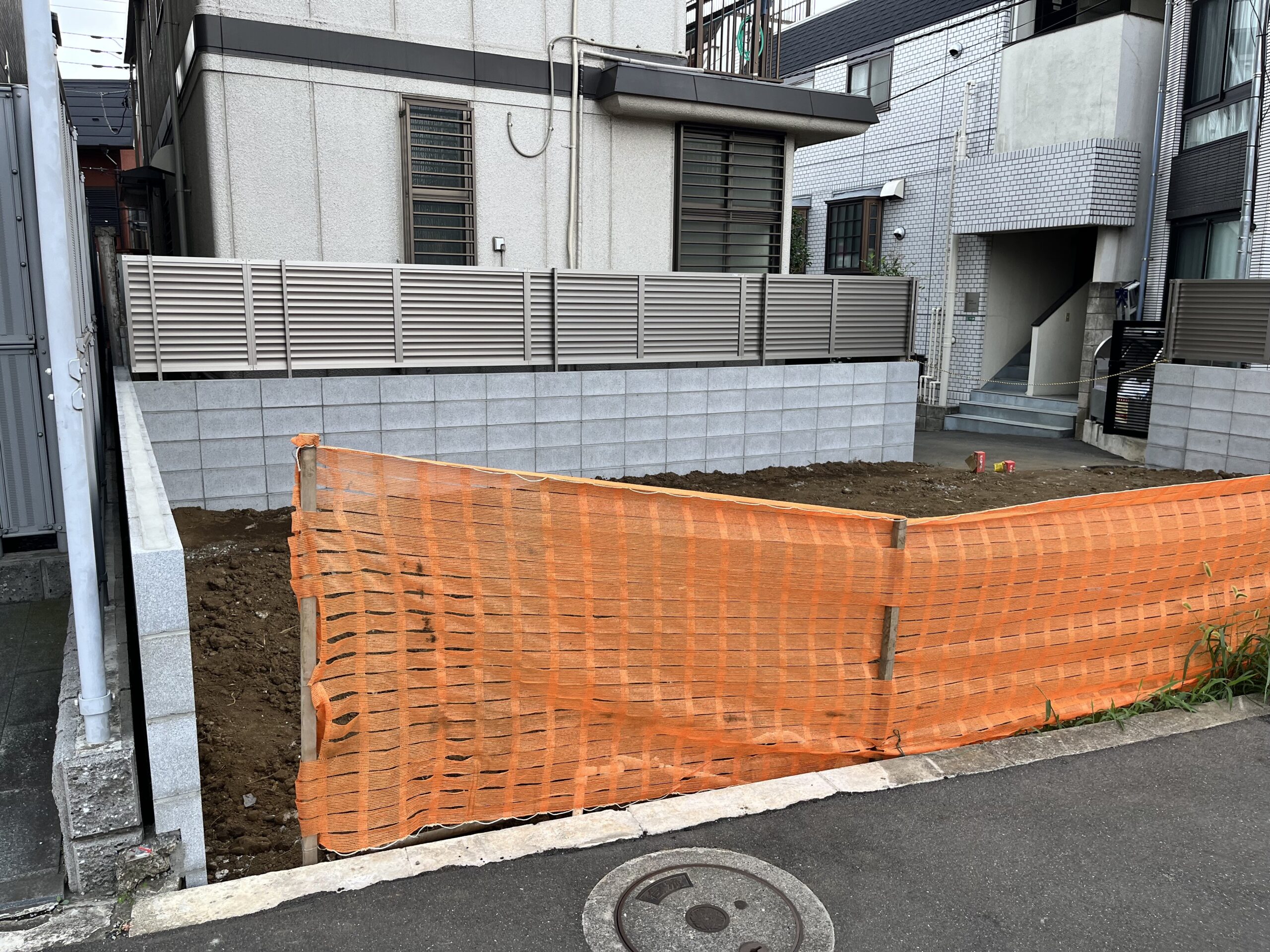 練馬区高野台の解体工事の画像
