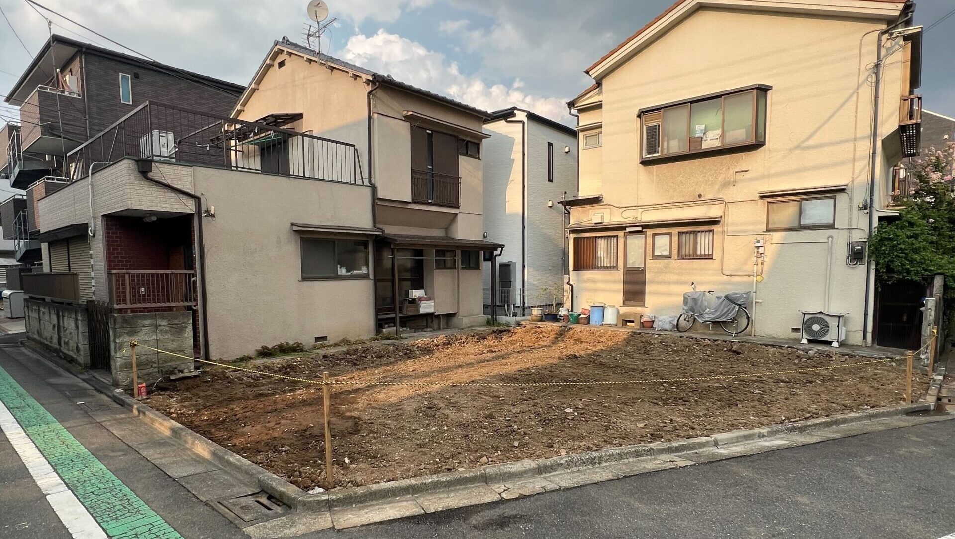 葛飾区堀切の解体工事の画像