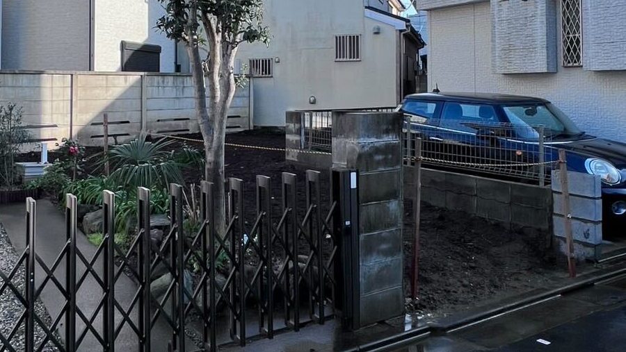 杉並区井草の解体工事の画像