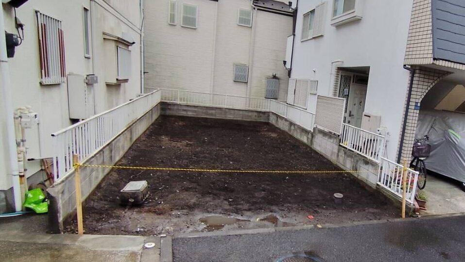 品川区南大井の解体工事の画像