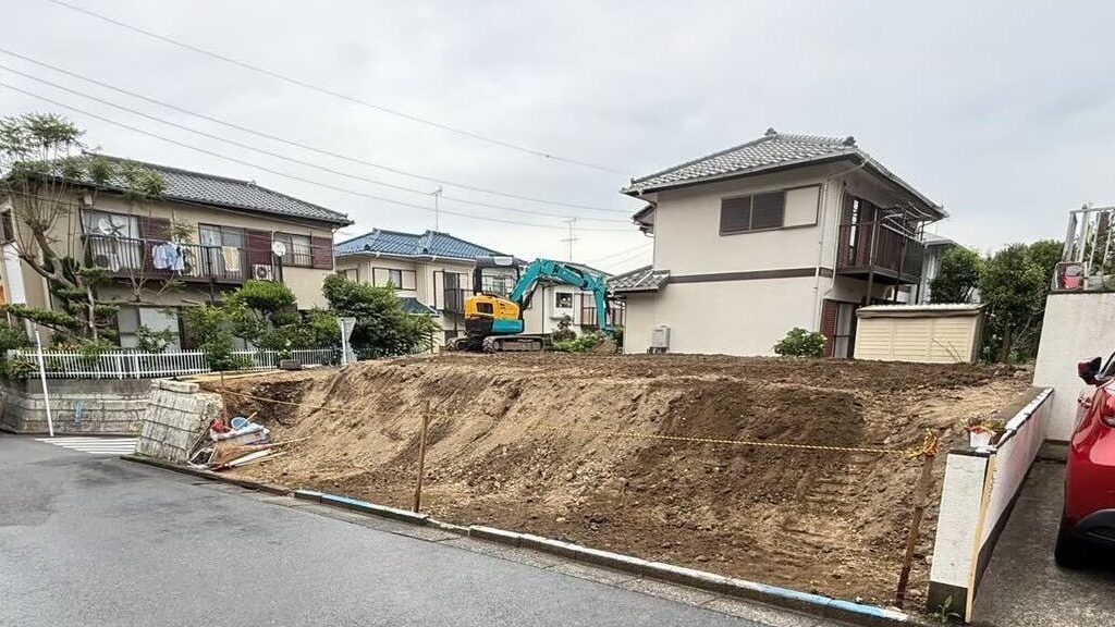 横須賀市湘南鷹取の解体工事の画像