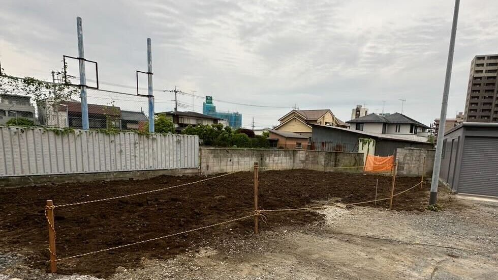 本庄市銀座の解体工事の画像