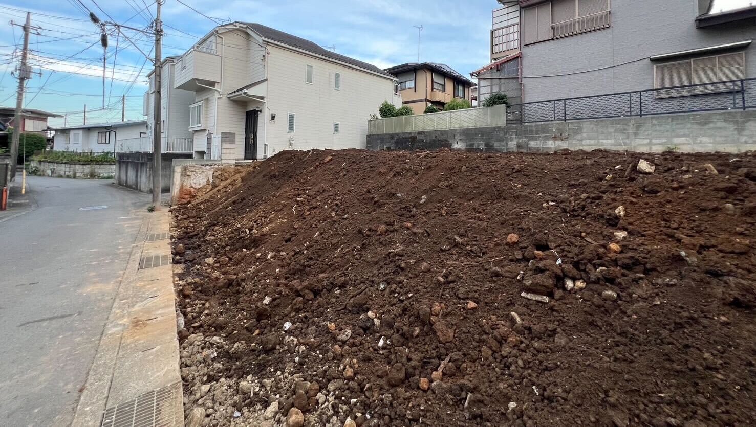 横浜市旭区白根の解体工事の画像