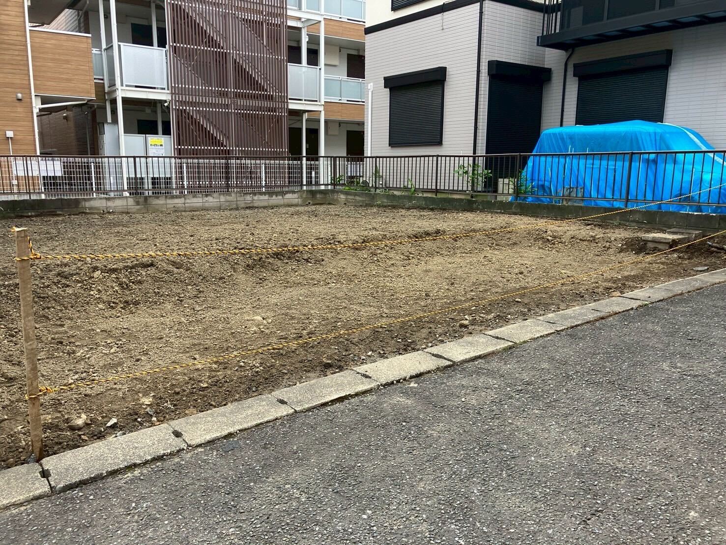 横浜市栄区笠間の解体工事の画像