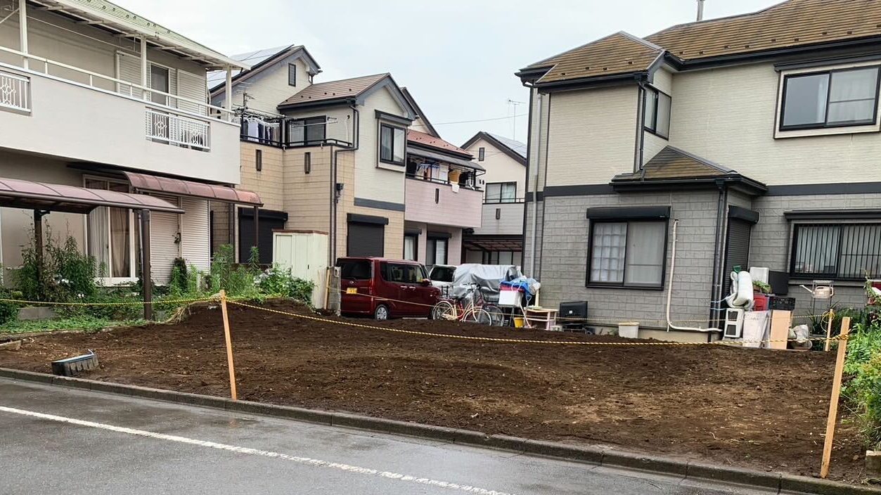 立川市一番町の解体工事の画像