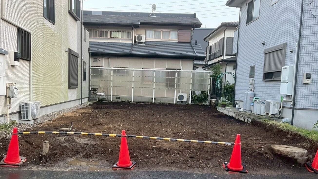 厚木市緑が丘の解体工事の画像