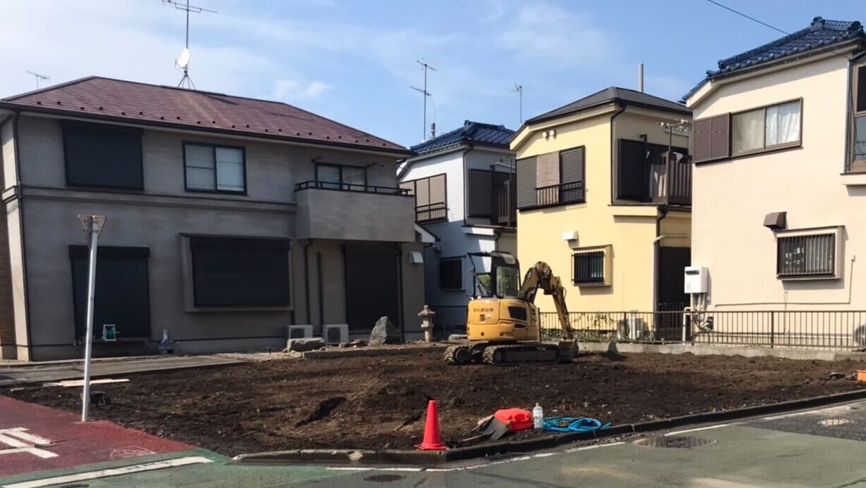 大和市西鶴間の解体工事の画像