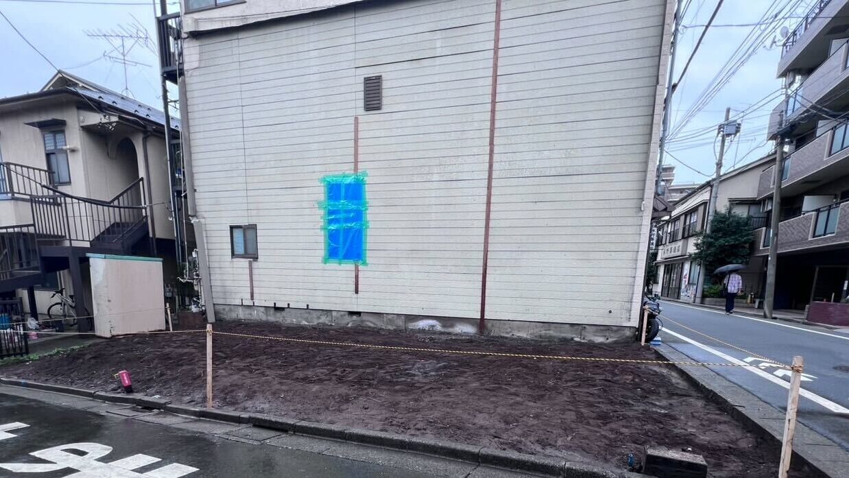 中野区野方の解体工事の画像
