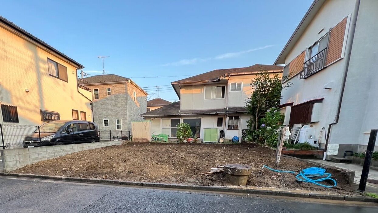藤沢市西富の解体工事の画像