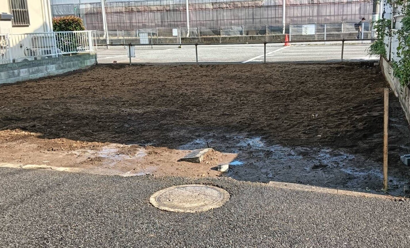 練馬区三原台の解体工事の画像