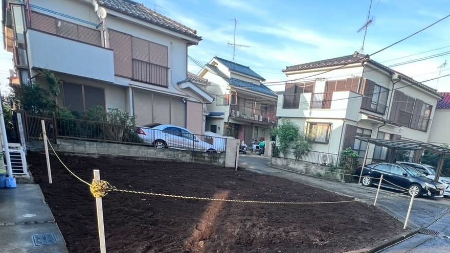 横浜市港北区下田町の解体工事の画像