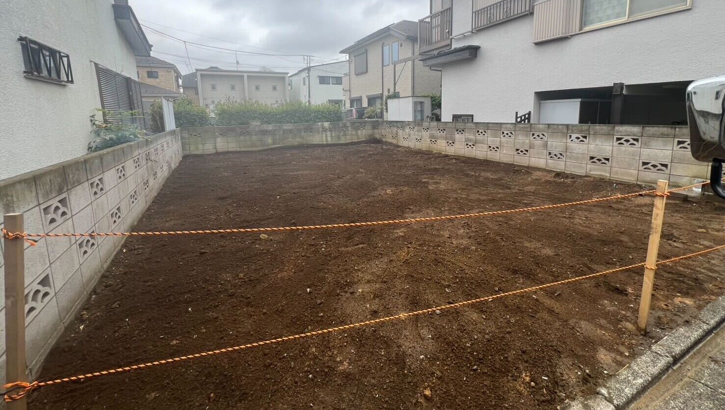 練馬区石神井町の解体工事の画像