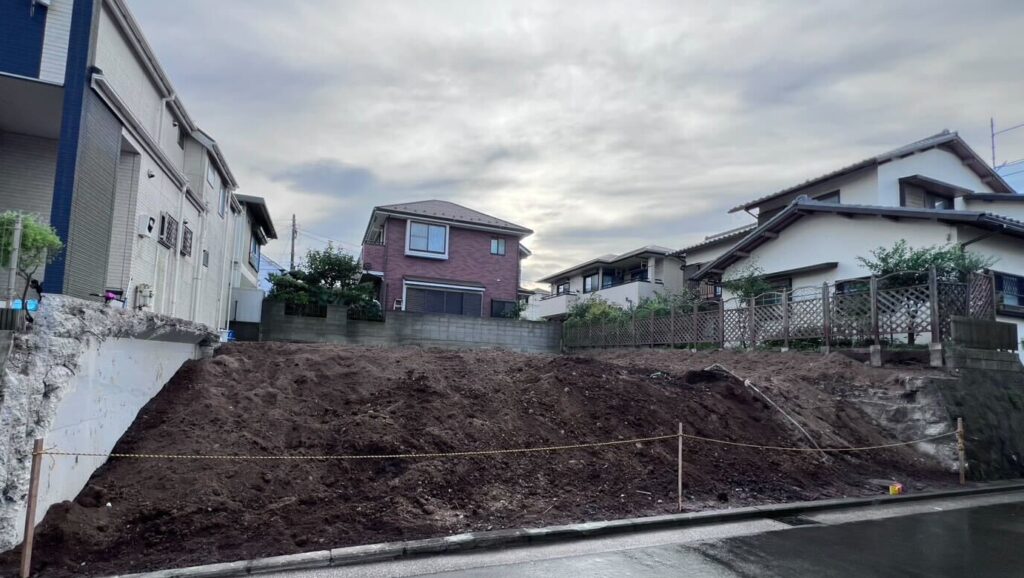 横浜市南区永田台の解体工事