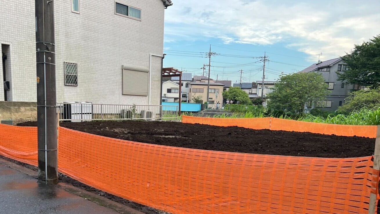 新座市石神の解体工事の画像