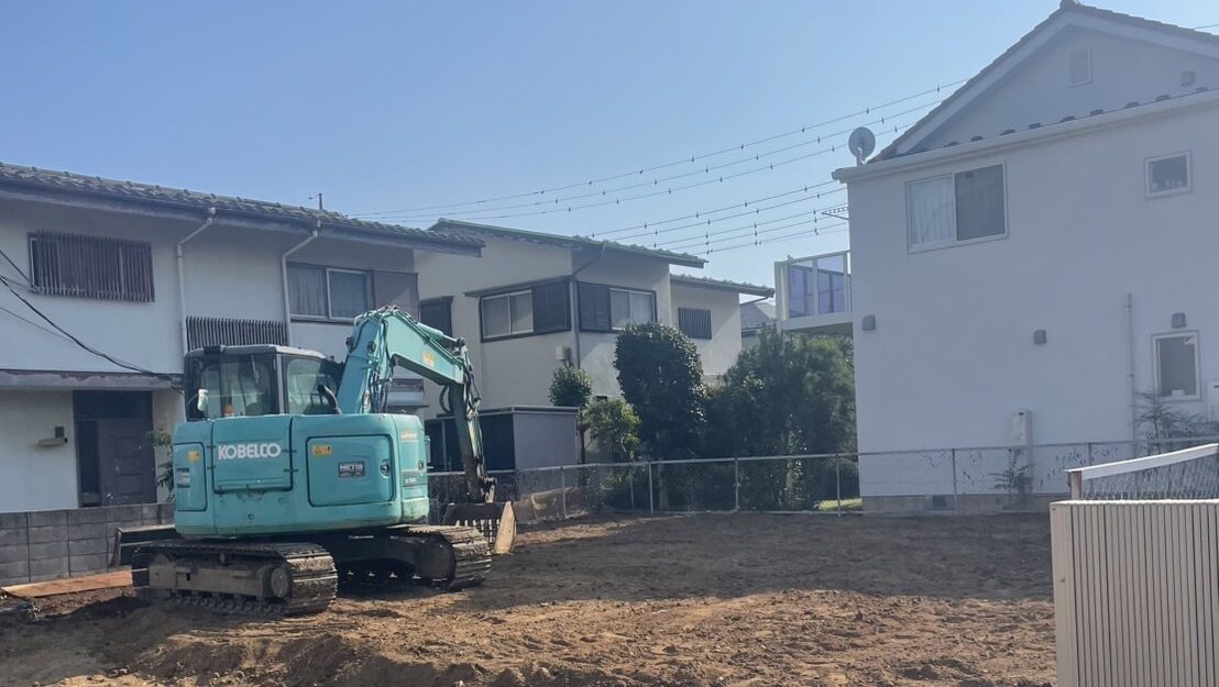 上尾市小泉の解体工事の画像