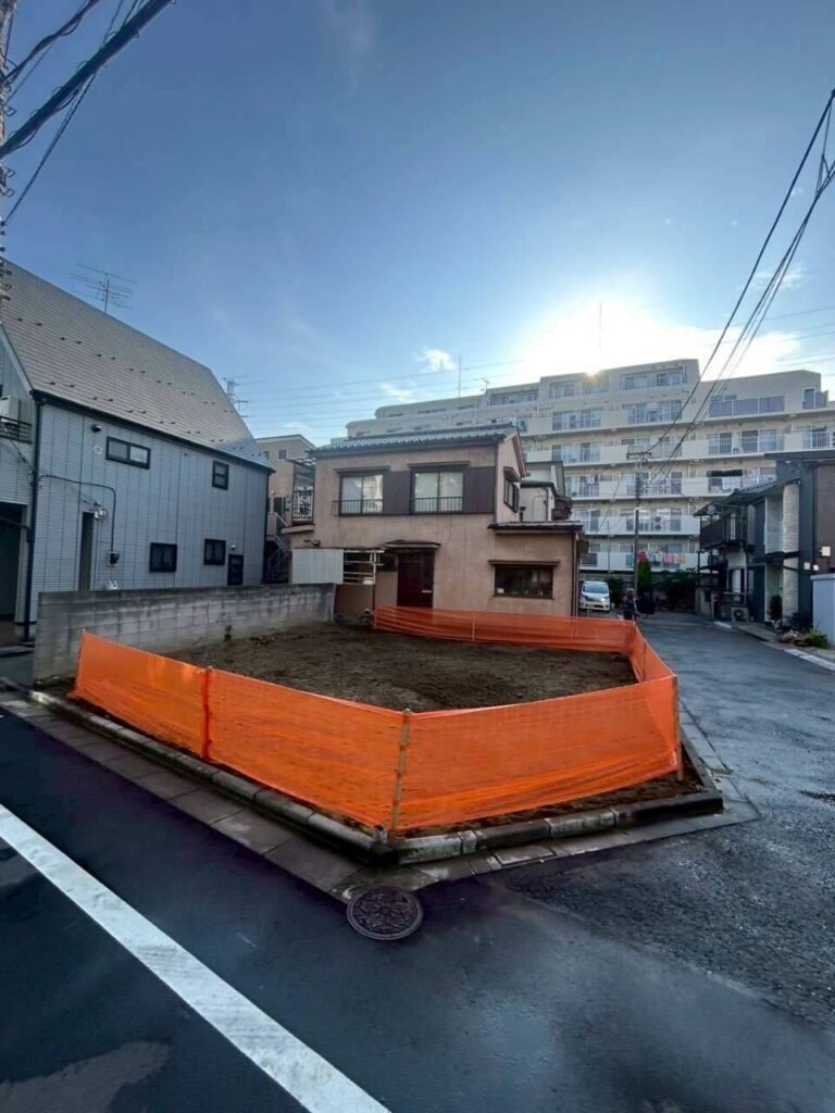 足立区江北の解体工事