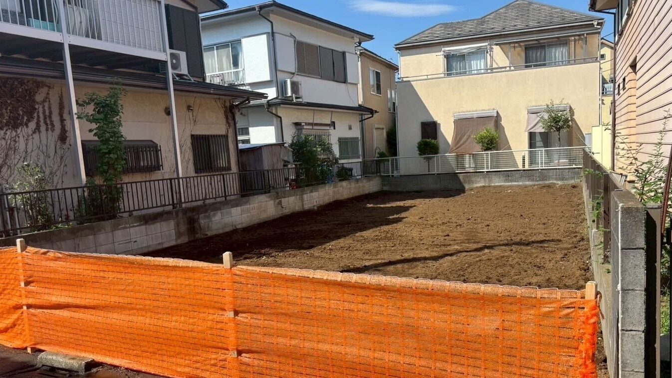 所沢市旭町の解体工事の画像