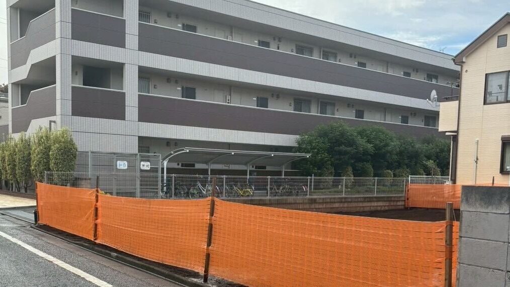 国分寺市戸倉の解体工事の画像