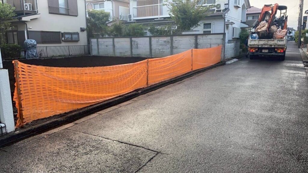 相模原市南区相南の解体工事
