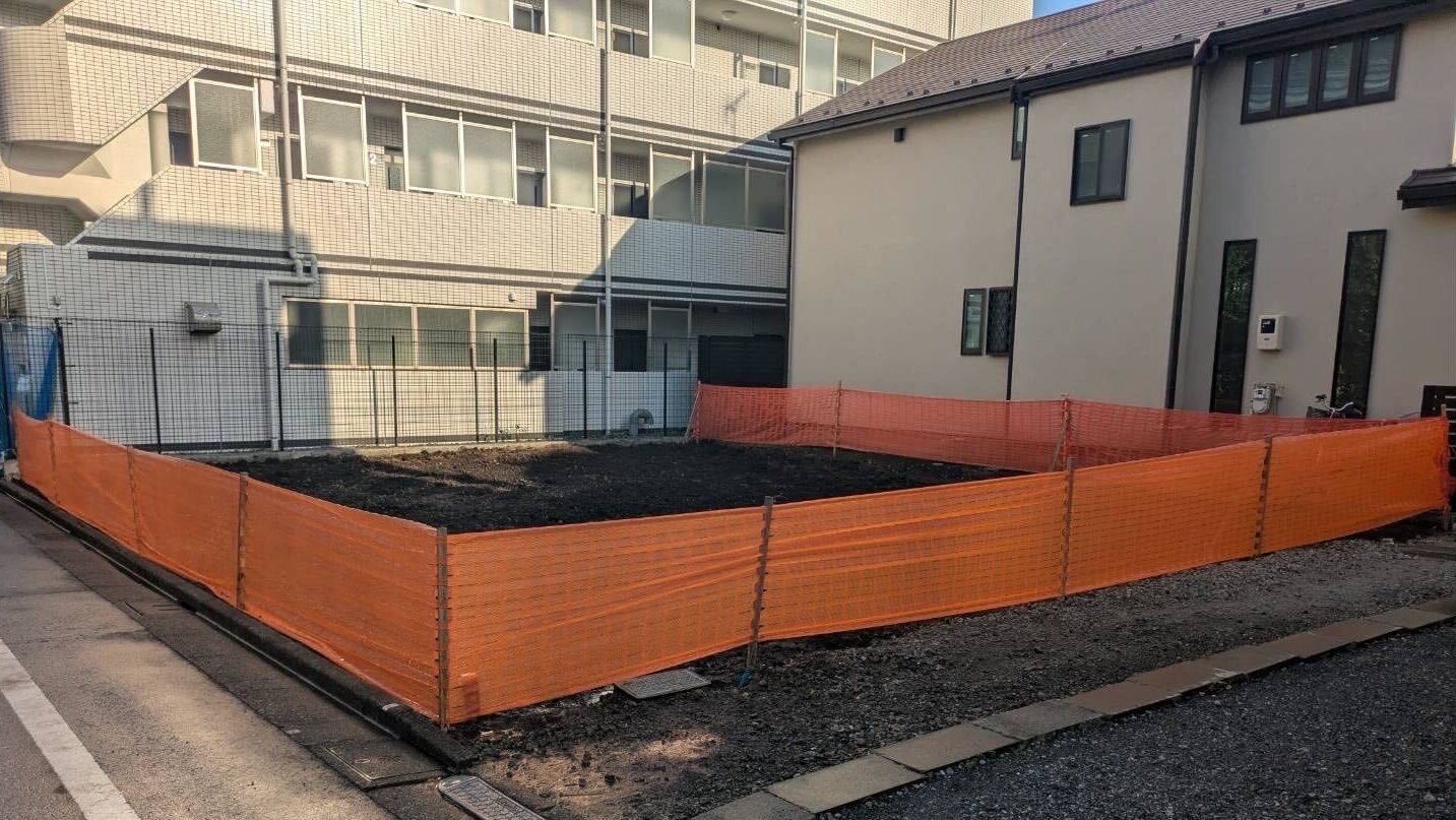 練馬区中村南の解体工事の画像
